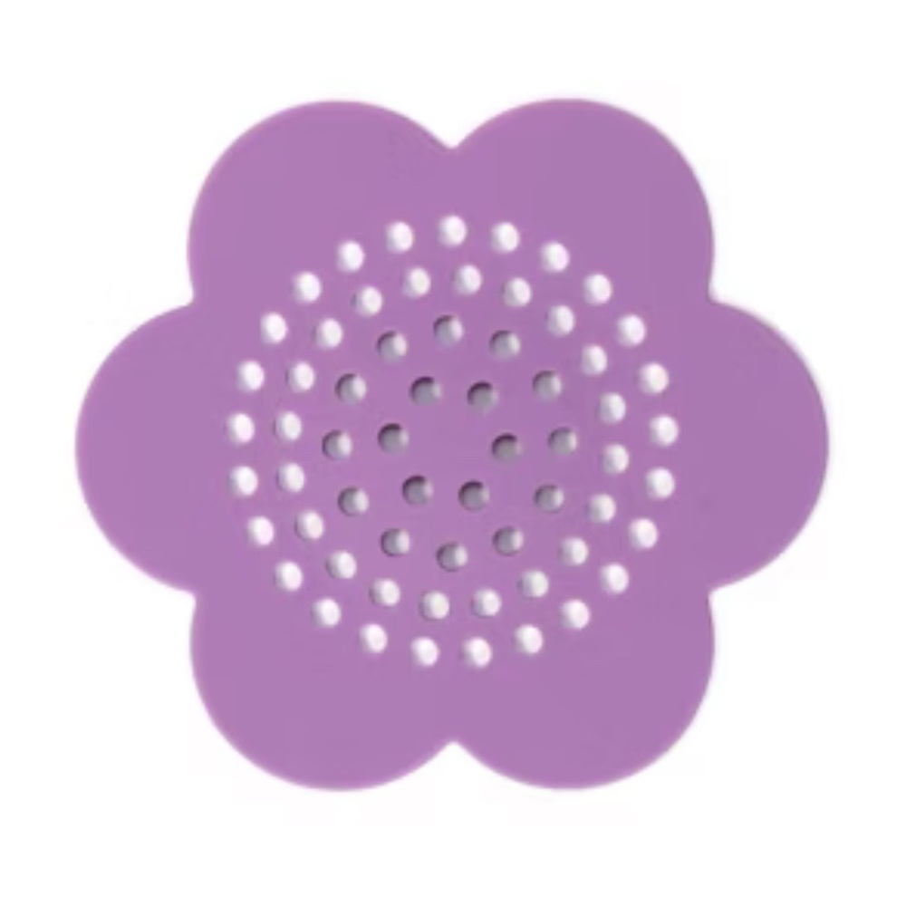 SET OF 3 SHOWER HAIR TRAP FLOWER